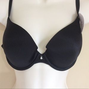 Black Bra Wingslove 36c underwire jewel underwire womens lingerie